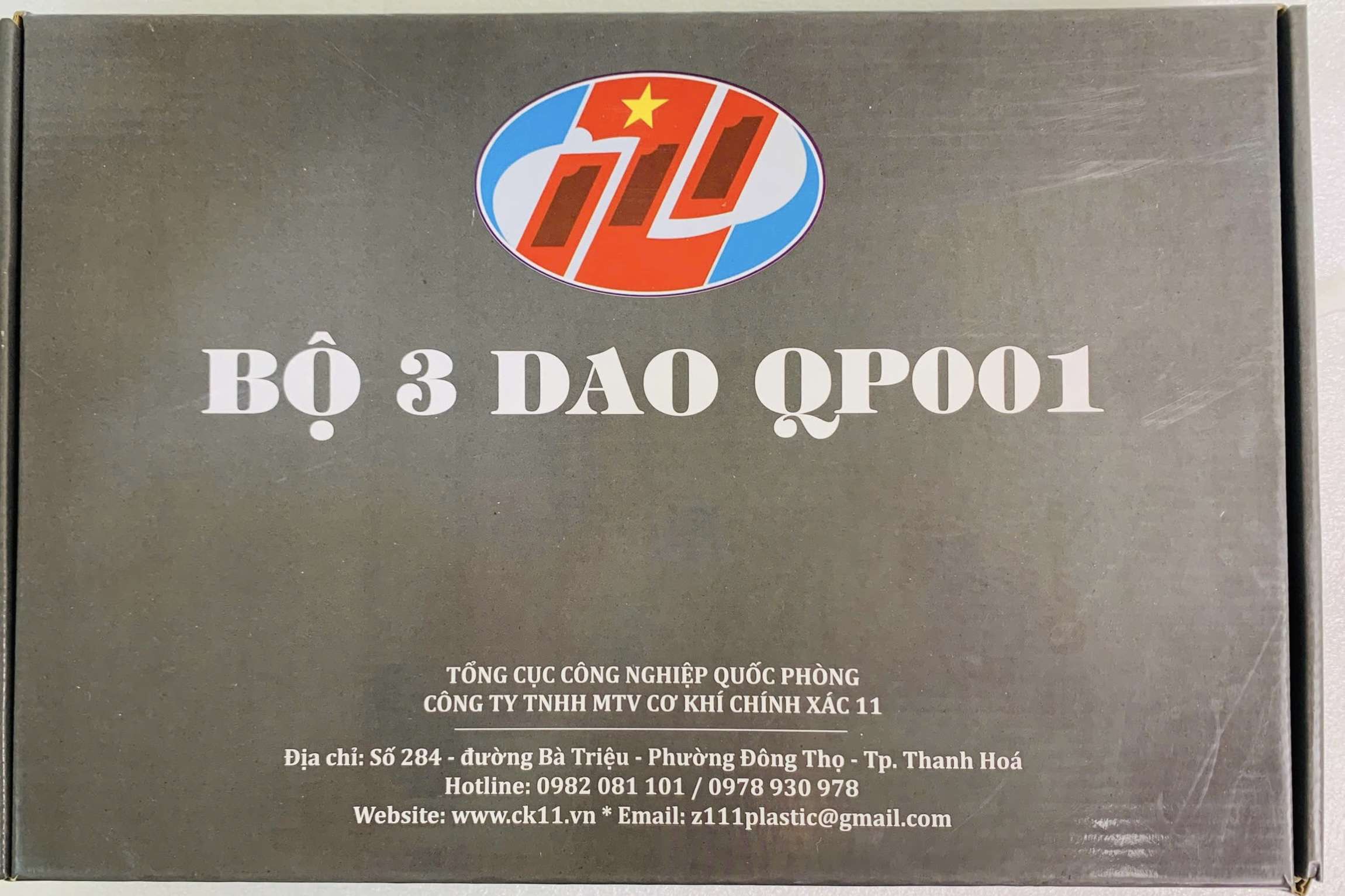 IMG_0893 Bộ 3 Dao Gỗ Mun ( Cán tròn )