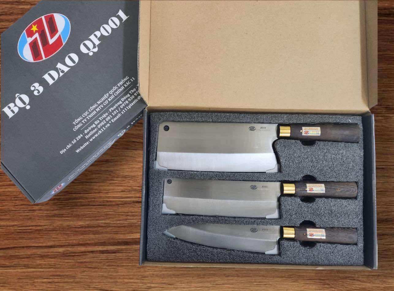 IMG_2230 Bộ 3 Dao Gỗ Mun ( Cán tròn )