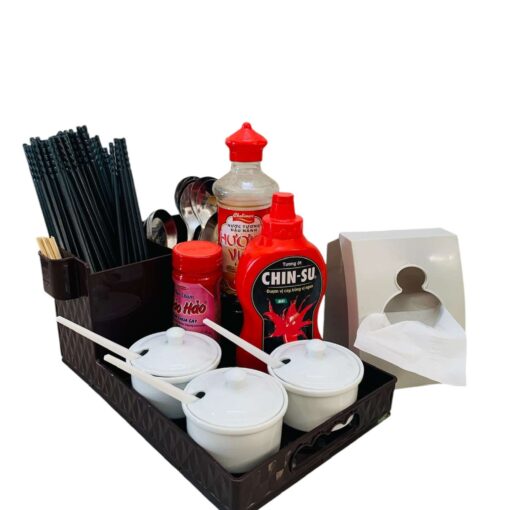 Khay đũa, gia vị