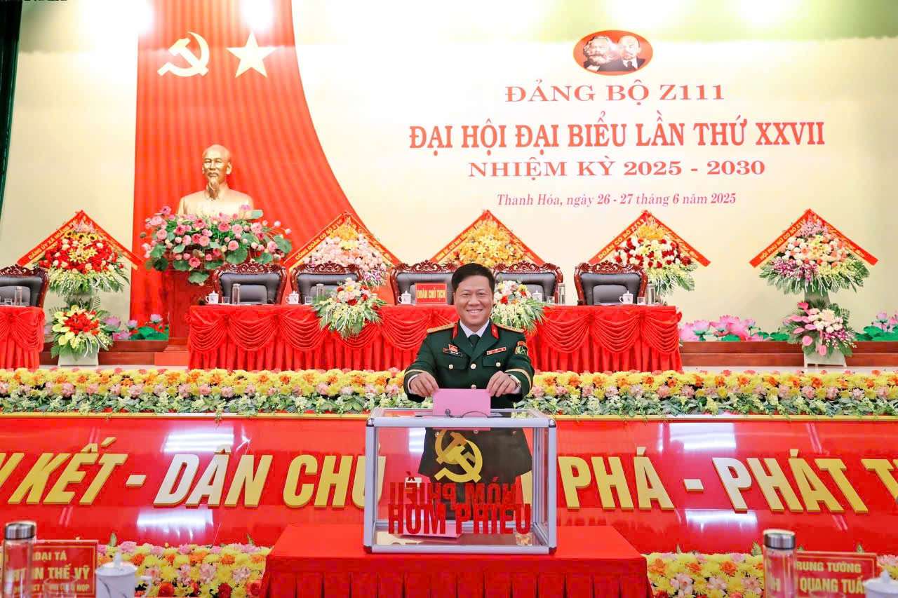 ĐẠI HỘI ĐẠI BIỂU ĐẢNG BỘ Z111 LẦN THỨ XXVII NHIỆM KỲ 2025-2030: NIỀM TIN MỚI, ĐỘNG LỰC MỚI