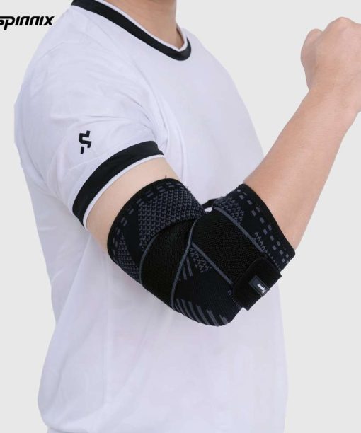 Bó khuỷu tay Spinnix Virex đen